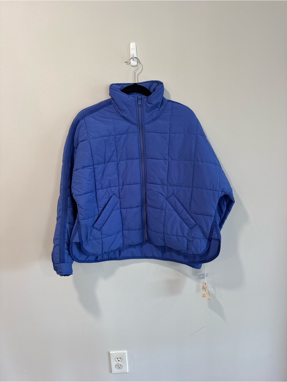 NWT Free People Pippa Packable Quilted Lightweight Puffer Jacket in Sapphir